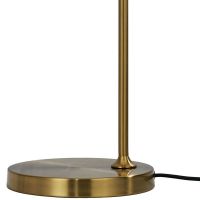 Woood Tafellamp Globular Metaal Antique Brass