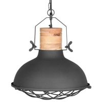 Grid hanglamp grijs 52 cm