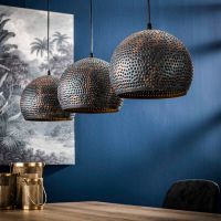 Fraaai Gear hanglamp zwart/bruin 3L