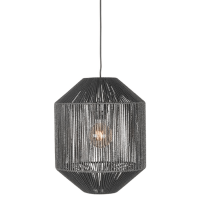 Ibiza hanglamp 1L 33x33x162 cm jute van het woonmerk Label51