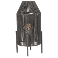 Ibiza tafellamp 18x18x35 cm jute van het woonmerk Label51