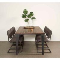Tower Living Basto eettafel - 180 cm - bruin
