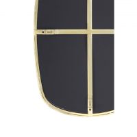 Bralo spiegel 36x1,5x55 cm - helder glas+goud