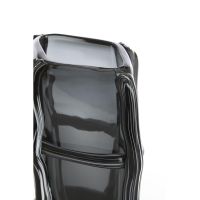 Ashoro vaas 20,5x13x29 cm - glas grijs