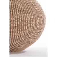 Vallerie vaas deco Ø35x26,5 cm - lichtbruin