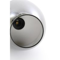 Lukaro hanglamp 5L 104x17x36 cm - antiek brons/glas smoke