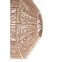 Lyra wandlamp Ø31x31 cm - naturel+mat zwart