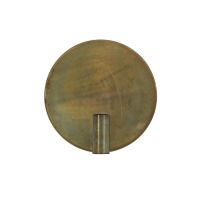 Disc wandlamp Ø30 cm - goud/grijs
