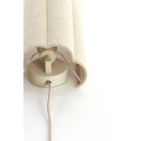 Light & Living Fringe wandlamp 15x10x30,5 cm - naturel - OUTLET B