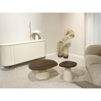 Marron salontafel 86 cm - bruin