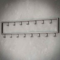 Fraaai Kapstok industrieel 15 haken - 80 cm