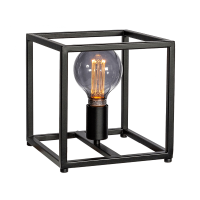 Jadah tafellamp zwart staal 22 cm van het woonmerk Vurna