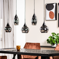 Jaxine hanglamp smoke glas 5L van het woonmerk Vurna