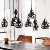 Jaxine hanglamp smoke glas 8L van het woonmerk Vurna