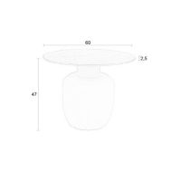 Puur Jazmin bijzettafel 47 cm - beige