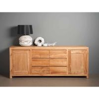 Tower Living Corona dressoir - 220 cm - bruin