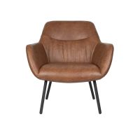 Kasey fauteuil - vintage bruin