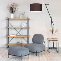 Kiana vloerlamp - zwart