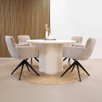 Kick Niek draaistoel - beige