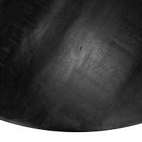 Industrial Dax eettafel rond 140 cm - zwart van het woonmerk Kick Collection