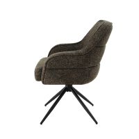 DS4U Loisa armstoel terugdraai - groen | Showroommodel