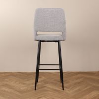 DS4U Lenon barkruk bouclé 2.0 - 75 cm  - grijs - OUTLET B