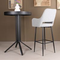 DS4U Lenon barkruk bouclé 2.0 - 75 cm  - grijs - OUTLET B