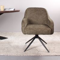 DS4U Loisa armstoel terugdraai - groen | Showroommodel