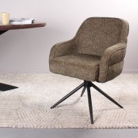 DS4U Loisa armstoel terugdraai - groen | Showroommodel