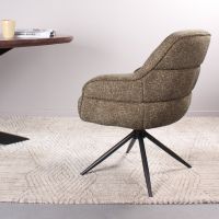 DS4U Loisa armstoel terugdraai - groen | Showroommodel