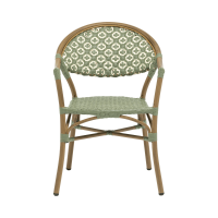 Louèn terrasstoel aluminium/kunststof groen