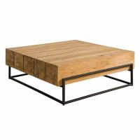 Massa salontafel vierkant - 108 cm - naturel
