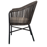 Mauritius terrasstoel bruin van het woonmerk Project Y