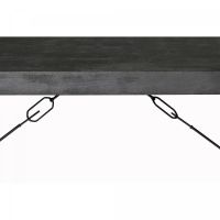 Norris eettafel 220x100 cm - zwart