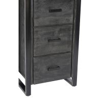 Norris stellingkast met lades 55 cm - zwart