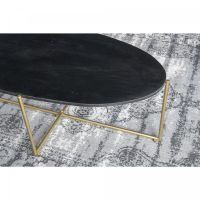 Salontafel Anthony 110 cm - zwart/goud