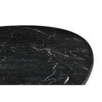 Livingfurn Eettafel Marble Zwart 180 cm Ovaal