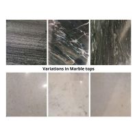 Livingfurn Eettafel Marble Zwart 180 cm Ovaal