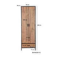 Sturdy wandkast 65x200 cm