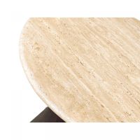 Valentino ronde bijzettafel - Ø45 cm - beige