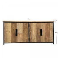 Tomar dressoir - 185 cm - naturel - hout