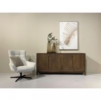 Cortez dressoir 190cm - donkerbruin