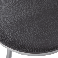 Bijzettafel Mesa Hout XL Zwart 39xø78 van het woonmerk WOOOD