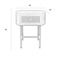 Puur Michella nachtkastje - beige