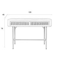 Michella sidetable 2 lades - beige
