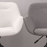 DS4U Milan bureaustoel bouclé - ivoor - OUTLET B