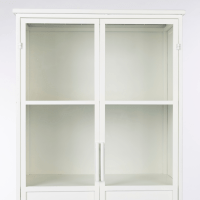 Miya wandkast hoog 2-deurs wit van het woonmerk Puur