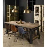 Tower Living Nano eettafel - 180 cm - bruin