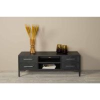 Tower Living Ziano tv-meubel - 145 cm - zwart