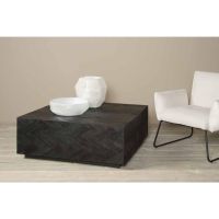 Tower Living Ziano salontafel vierkant - 80 cm - zwart